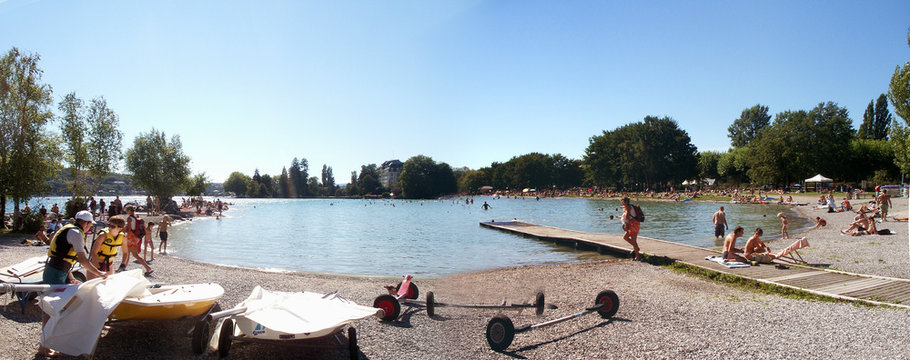 plage d'albigny annecy