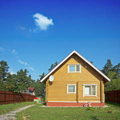 Fototapeta na wymiar wooden house