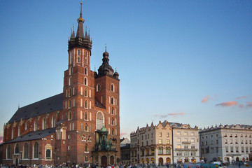 Fototapeta premium the main square in krakow