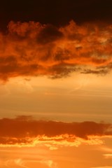 setting sun skyscape