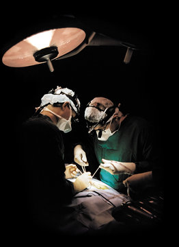 Two Surgeons Operating