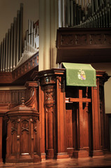 church pulpit - obrazy, fototapety, plakaty
