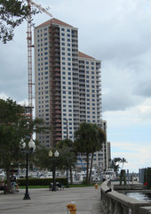 Obraz premium construction of ahigh rise