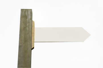 signpost cutout