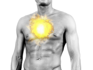 chest ache - burn