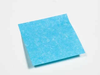 blue sticky note