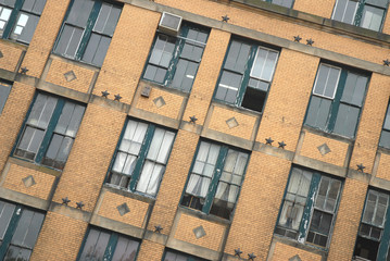 Fototapeta premium office windows diagonal