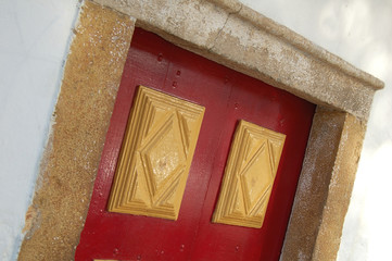 detail of the door