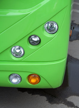 Green Bus Headlight