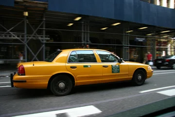 Wall murals New York TAXI taxi jaune