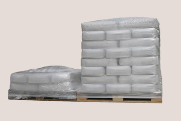 sackware auf paletten
