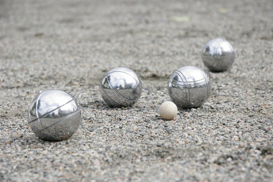 petanque im sommer