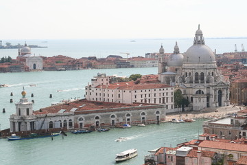 an aerial view of venice