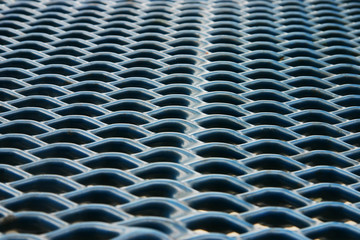 tabletop grid pattern with wide depth of field