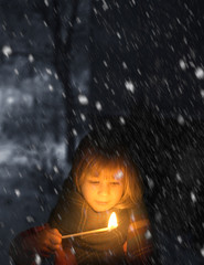 little match stick girl