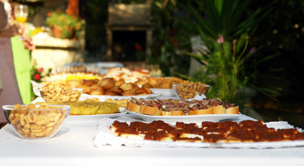 table de petits four