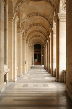 Fototapeta louvre perspective