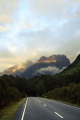 Naklejka premium road to heaven