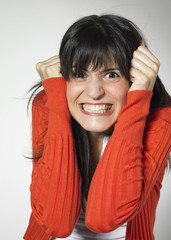 femme surprise