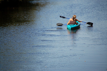 Fototapeta na wymiar Wycieczka canoe