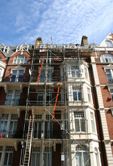 building under renovation