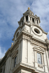 Fototapeta na wymiar st pauls cathedral detail, london