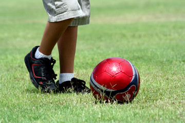 Fototapeta premium kick the ball