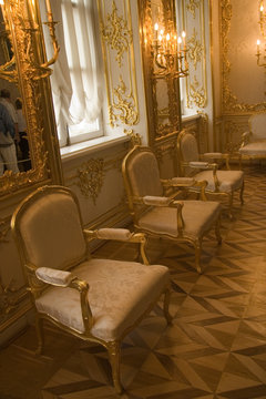 chairs in a russian palace