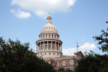 state capitol building in downtown austin, texas
