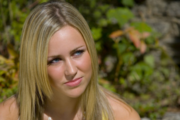 Naklejka premium enigmatic smile