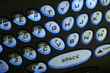 illuminated pda keyboard