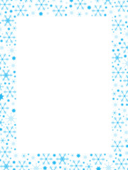 snowflakes border