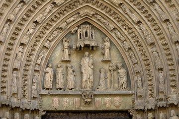 gothic cathedral in huesca