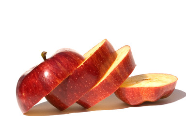 sliced apples