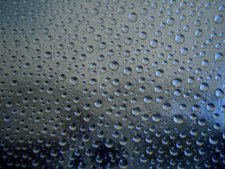 dark blue water drop