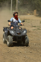 Fototapeta premium quad bike