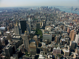 new york from the sky