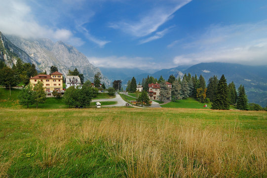 presolana pass landscape
