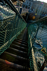 escalier du port de dieppe