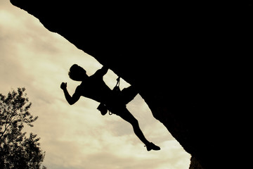 escalade contre jour - devers