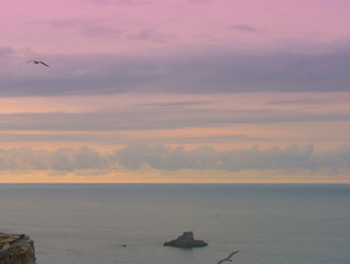 puesta de sol