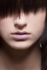 glossy lips