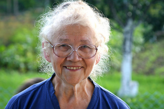 happy grandma