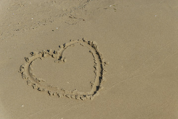 herz aus sand