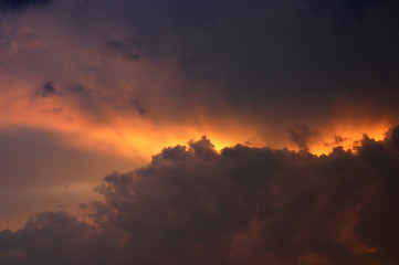 Fototapeta premium dramatic sky