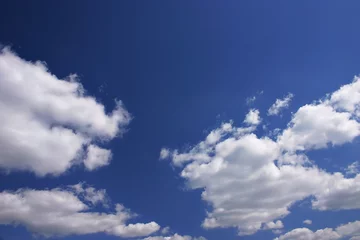 Foto auf Acrylglas Himmel blue sky with clouds