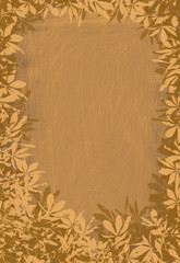 grunge leaves background