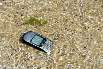 handy im wasser