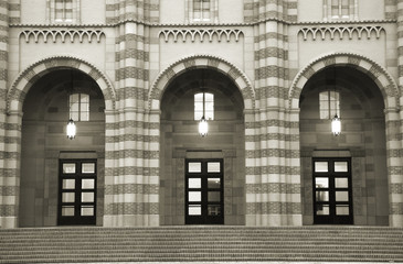 university building entrance