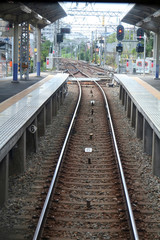 track of train